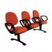 Cadeira Executiva longarina com 3 lugares Linha Office Plus