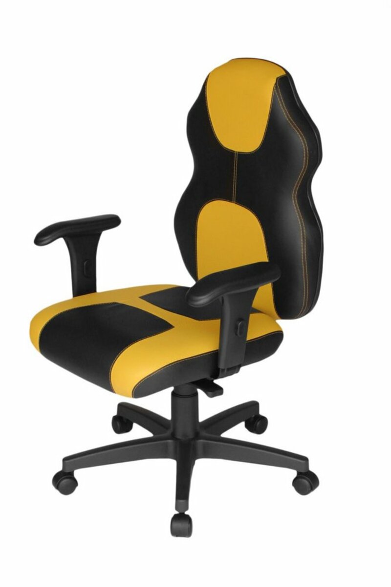 Cadeira Gamer Base GiratÃ³ria com braÃ§o Linha Gamer Racing