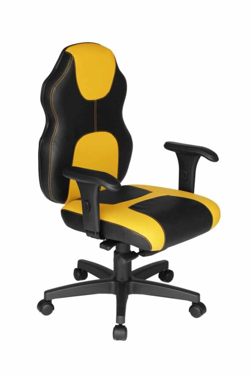 Cadeira Gamer Base GiratÃ³ria com braÃ§o Linha Gamer Racing