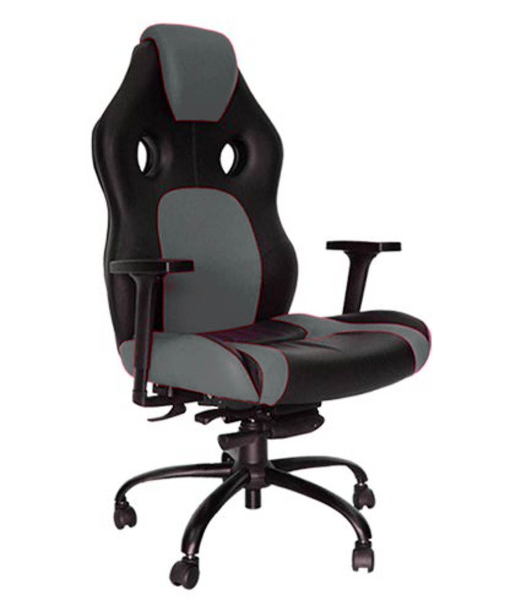Cadeira Gamer Para Escritório Linha Gamer Racing Cinza