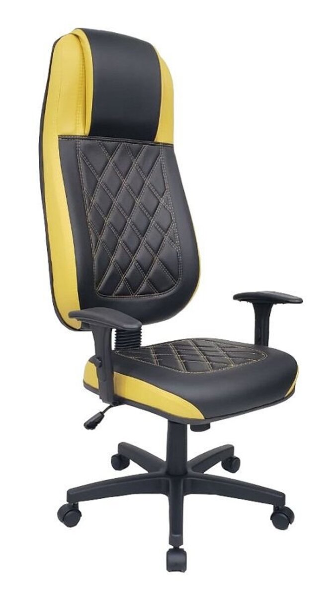 Cadeira Gamer Para Home Office Linha Gamer Blenda Amarelo