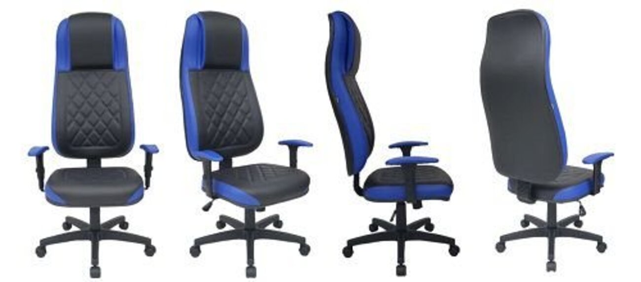Cadeira Gamer Para Home Office Linha Gamer Blenda Azul