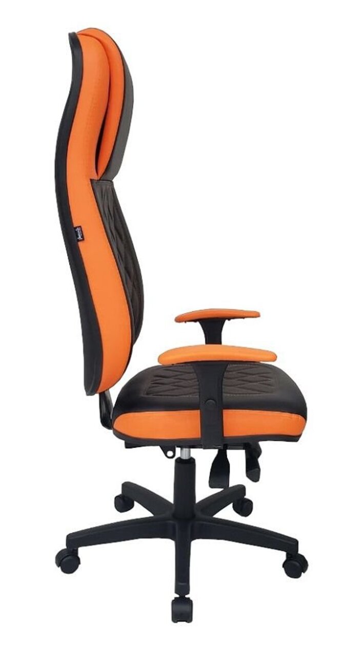 Cadeira Gamer Para Home Office Linha Gamer Blenda Laranja