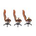 Cadeira Gamer Para Home Office Linha Gamer Blenda Laranja