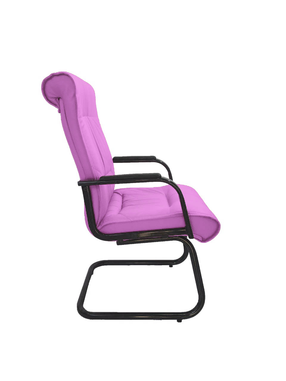 Cadeira Interlocutor Para Escritório Linha Itália Rosa