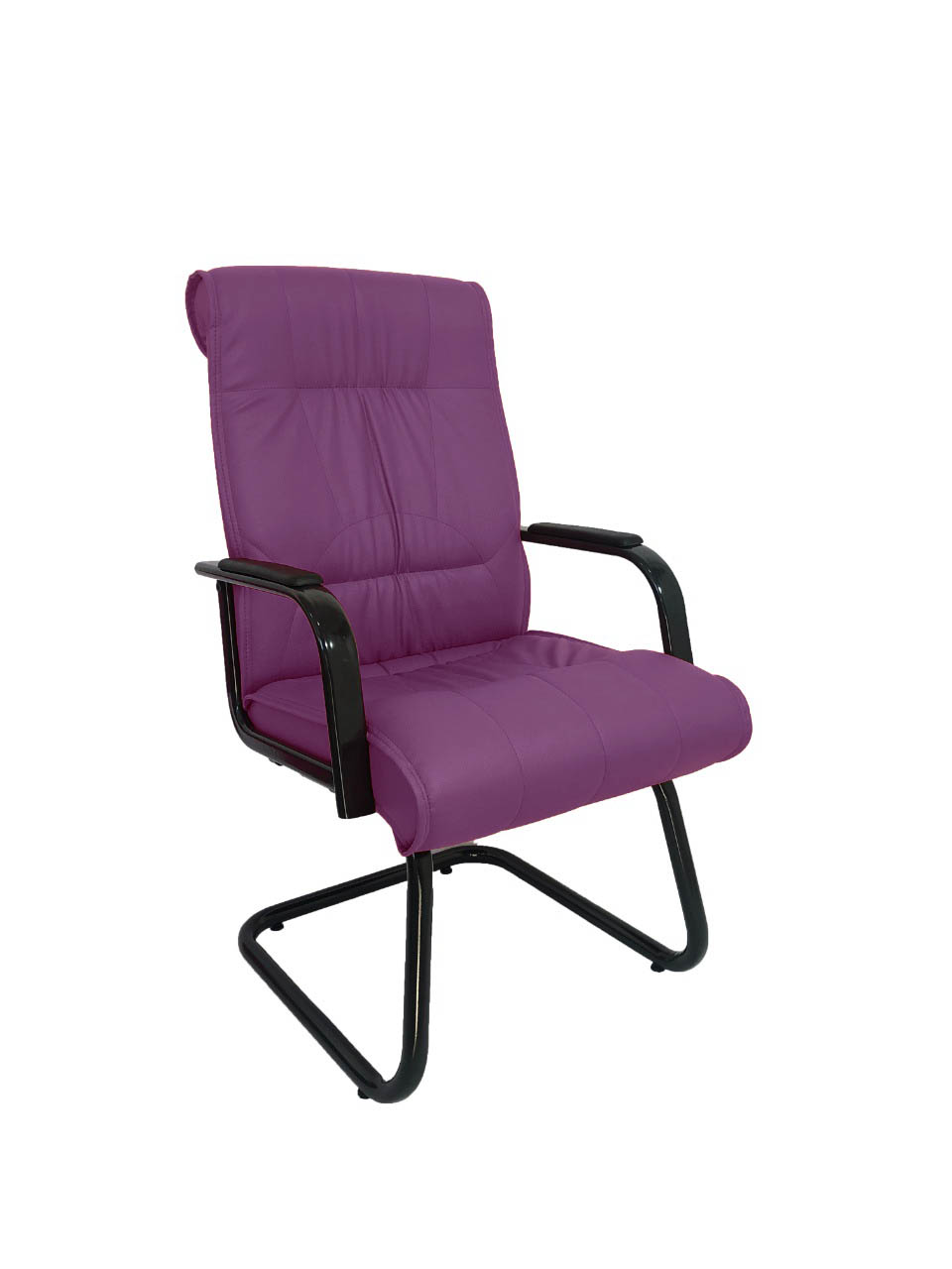 Cadeira Interlocutor Para Escritório Linha Itália Roxo