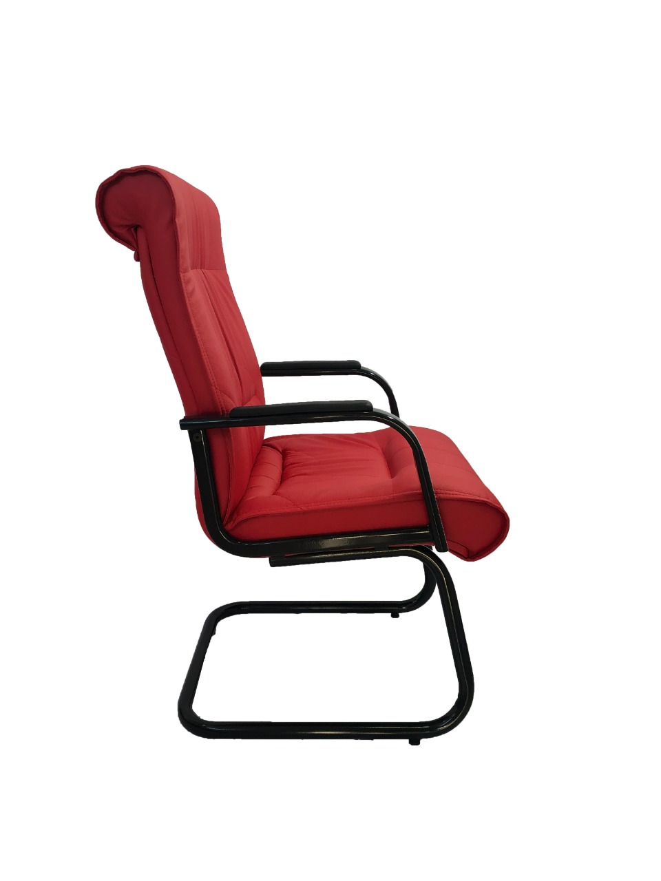 Cadeira Interlocutor Para Escritório Linha Itália Vermelho