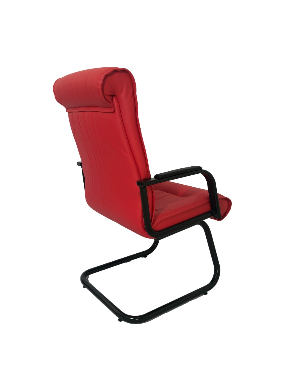 Cadeira Interlocutor Para Escritório Linha Itália Vermelho