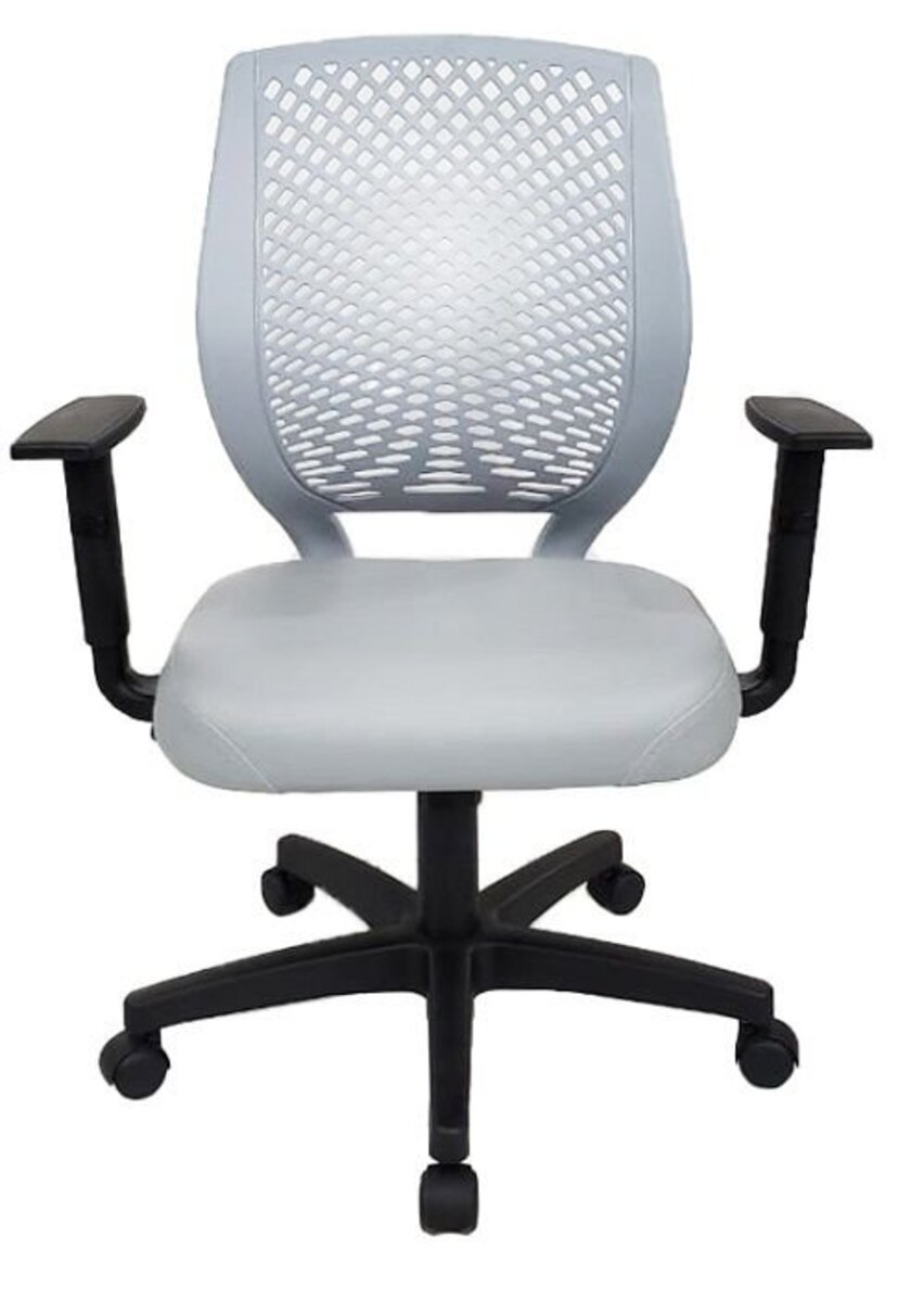 Cadeira Para Escritório E Home Office Linha Ricci Cinza