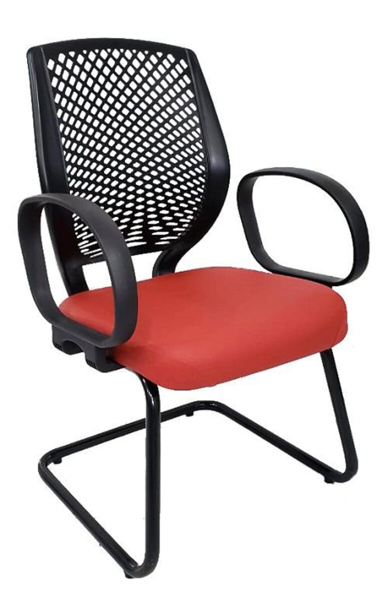 Cadeira Para Escritório E Home Office Linha Ricci Vermelho