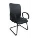 Cadeira Para Sala De Reunião Com Tela Mesh Livorno Preto