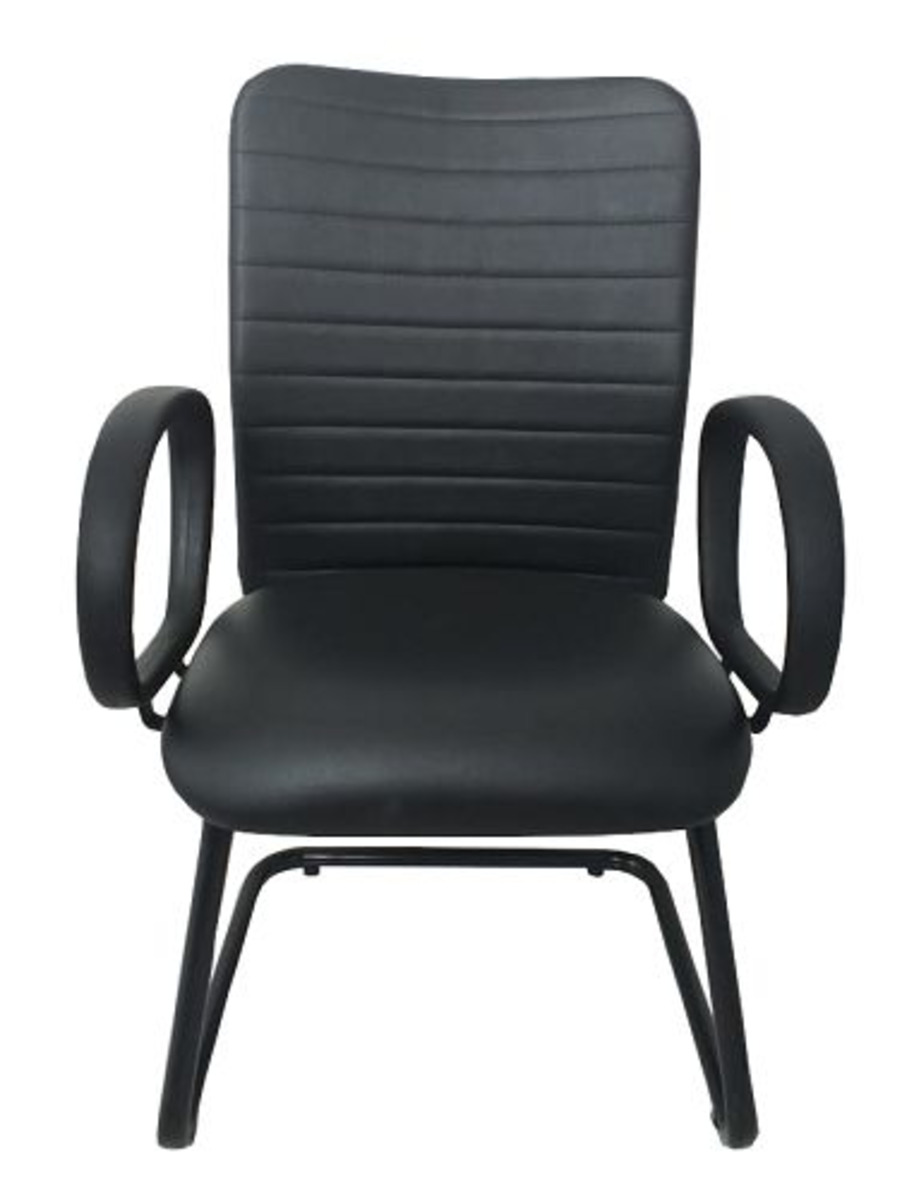 Cadeira Para Sala De Reunião Com Tela Mesh Livorno Preto