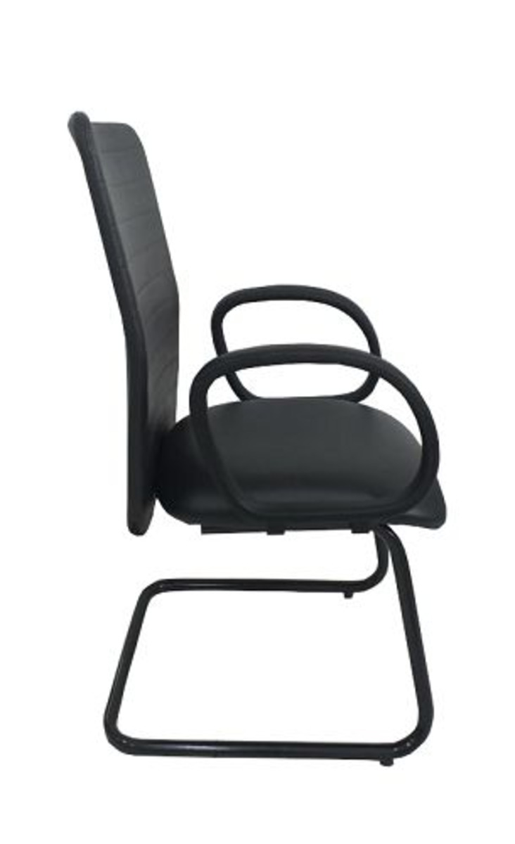 Cadeira Para Sala De Reunião Com Tela Mesh Livorno Preto