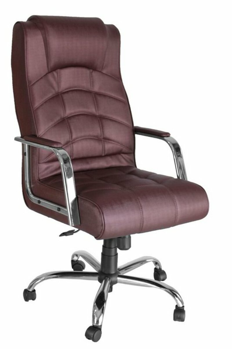 Cadeira Presidente Base Cromada Linha Lyon