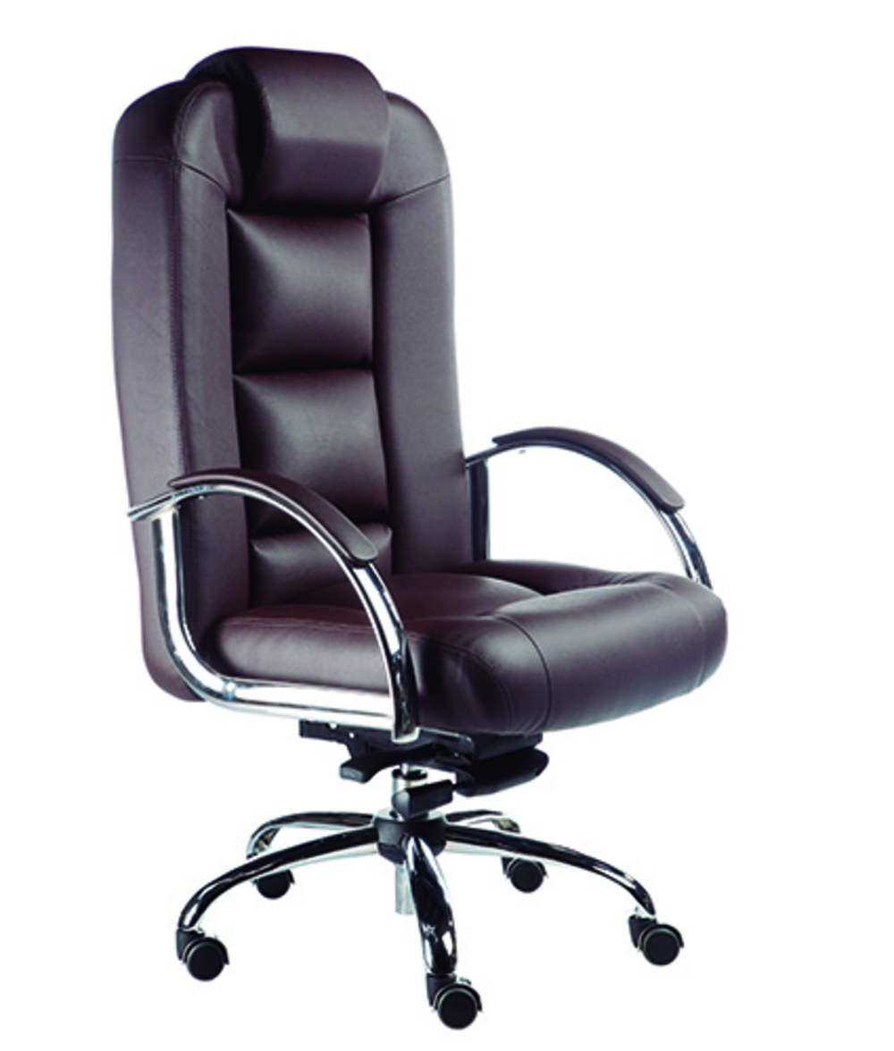 Cadeira Presidente Luxuosa com BraÃ§os Fixos Linha Firenze
