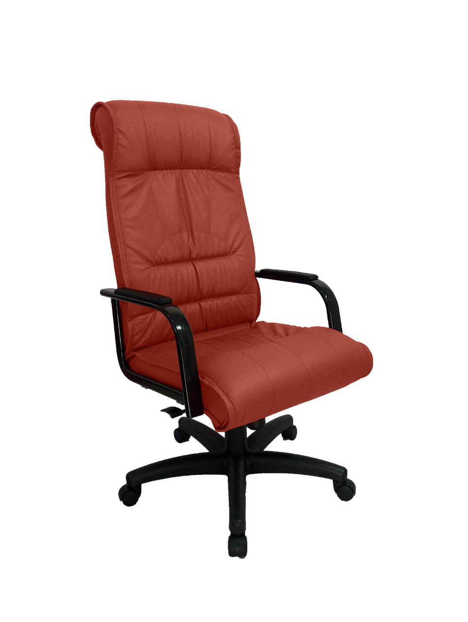 Cadeira Presidente Para Escritório Linha Itália Vermelho