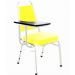 Cadeira Universitária Empilhável Linha Hotel Plus Amarelo
