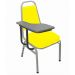 Cadeira Universitária Empilhável Linha Hotel Plus Amarelo