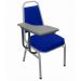 Cadeira Universitária Empilhável Linha Hotel Plus Azul