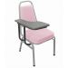 Cadeira Universitária Empilhável Linha Hotel Plus Rosa