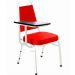Cadeira Universitária Empilhável Linha Hotel Plus Vermelho