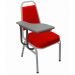 Cadeira Universitária Empilhável Linha Hotel Plus Vermelho