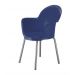Cadeira com BraÃ§o Base Cromada Linha Polipropileno Moon