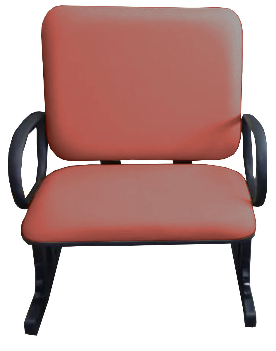 Cadeira de Escritório Linha Eames Suporta até 250kg Vermelho