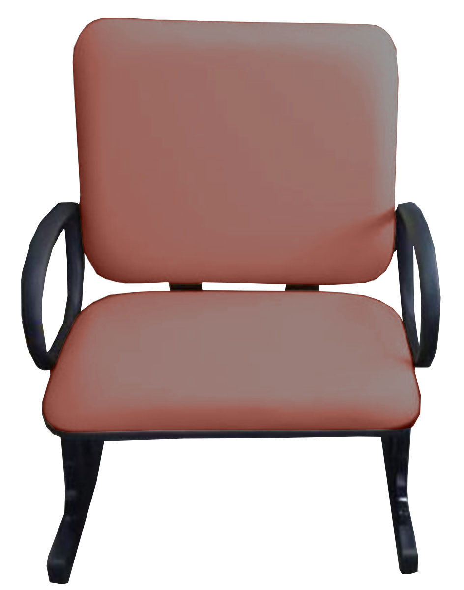 Cadeira de Escritório Linha Eames Suporta até 250kg Vermelho