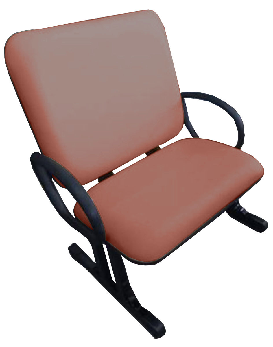 Cadeira de Escritório Linha Eames Suporta até 250kg Vermelho