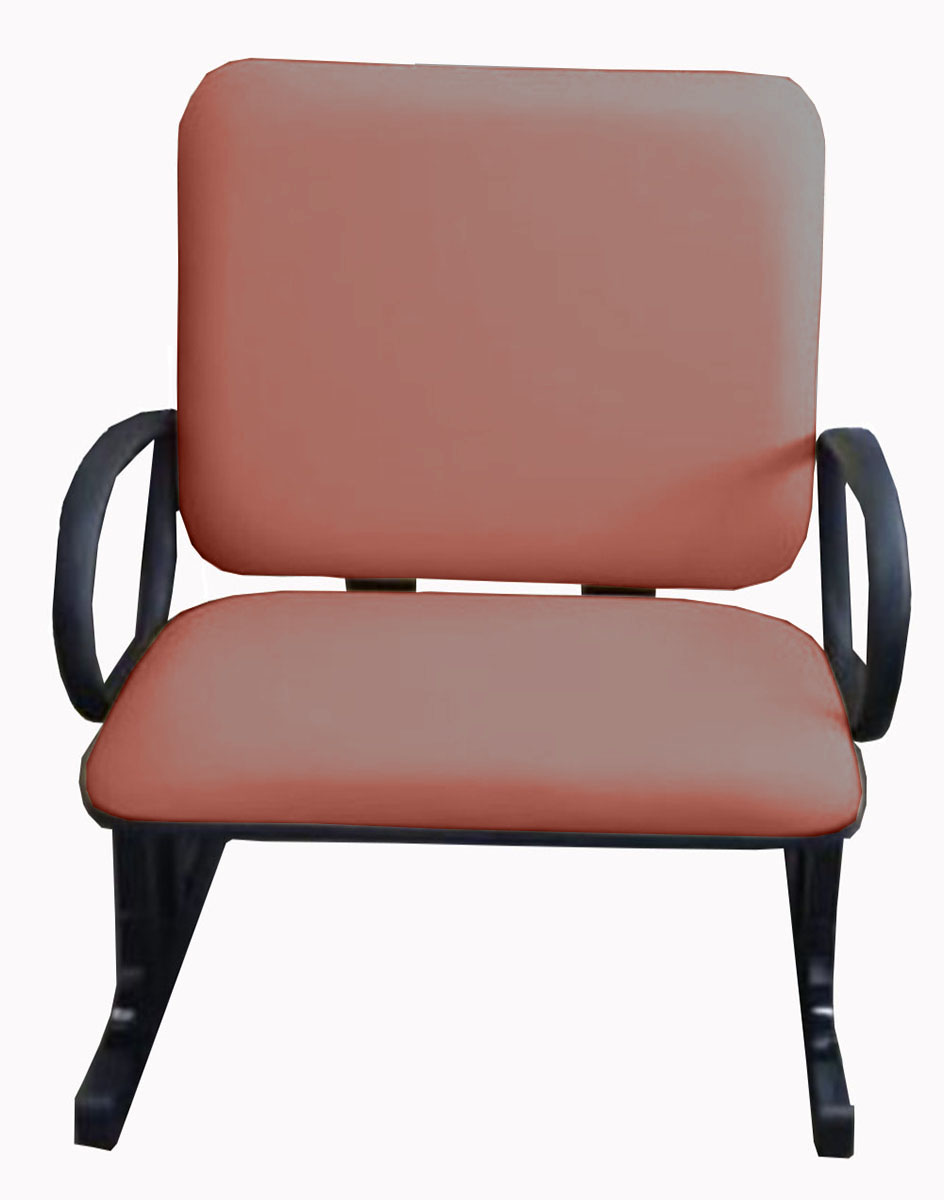 Cadeira de Escritório Linha Eames Suporta até 250kg Vermelho