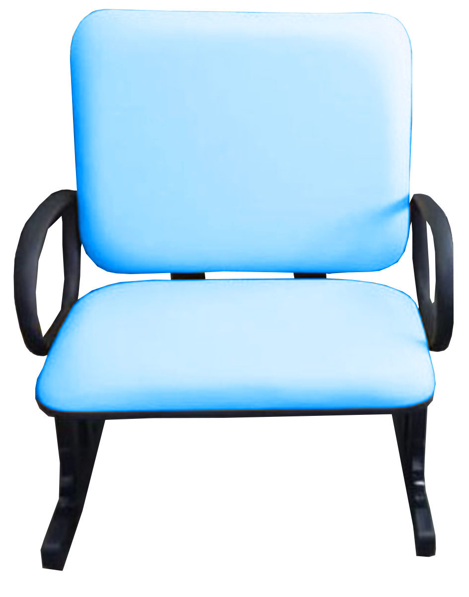 Cadeira de Escritório Linha Genova Suporta até 250kg Azul