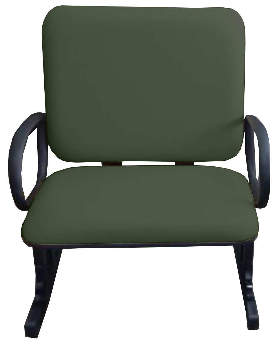 Cadeira de Escritório Linha Genova Suporta até 250kg Verde