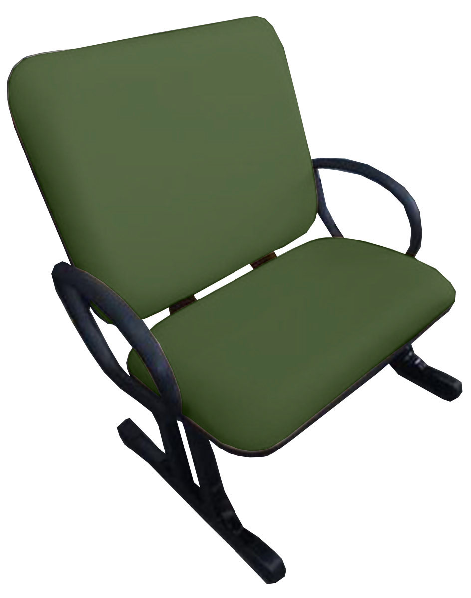 Cadeira de Escritório Linha Genova Suporta até 250kg Verde