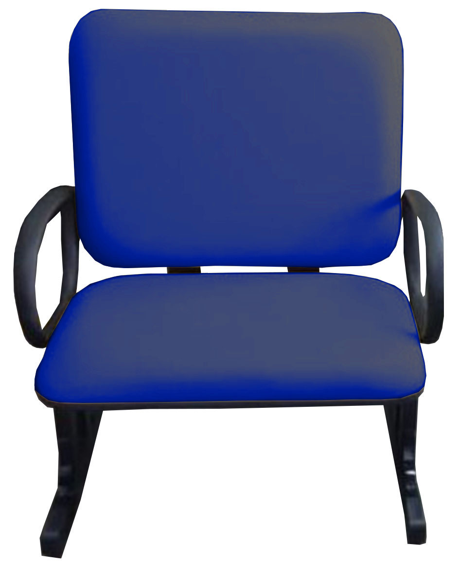 Cadeira de Escritório Linha Messina Suporta até 250kg Azul