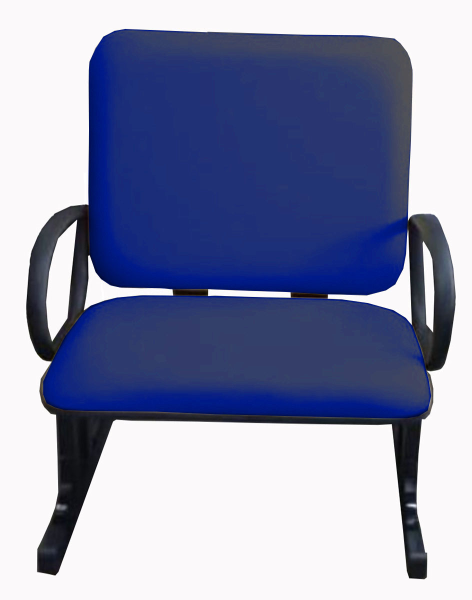 Cadeira de Escritório Linha Messina Suporta até 250kg Azul