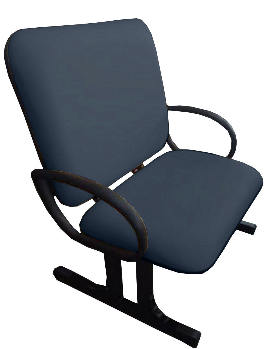 Cadeira de Escritório Linha Padova Suporta até 250kg Azul