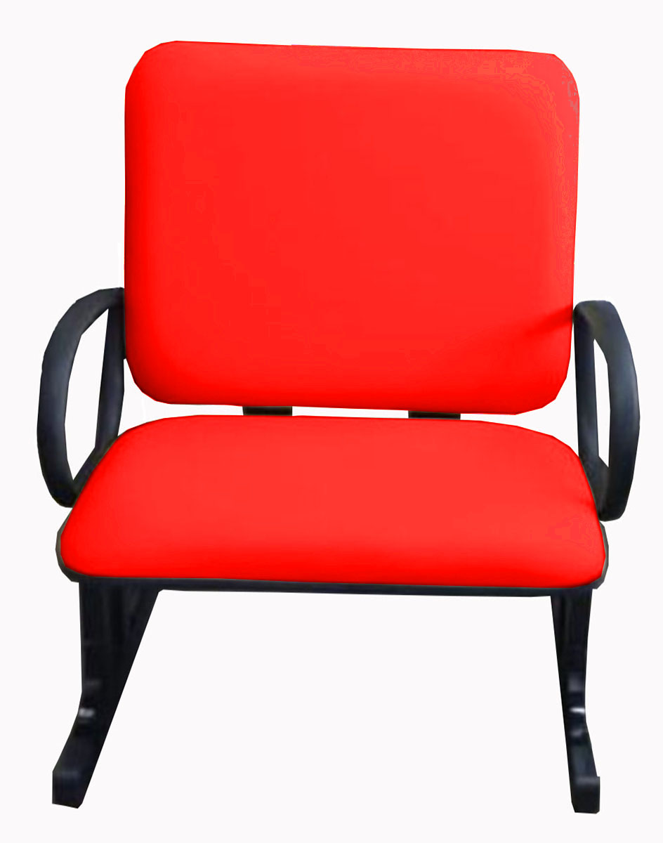 Cadeira de Escritório Linha Padova Suporta até 250kg Vermelho