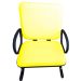 Cadeira de Escritório Linha Palermo Suporta até 250kg Amarelo