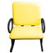 Cadeira de Escritório Linha Palermo Suporta até 250kg Amarelo