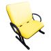 Cadeira de Escritório Linha Palermo Suporta até 250kg Amarelo