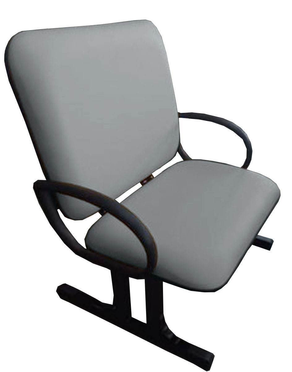 Cadeira de Escritório Linha Plus Size Suporta até 250kg Cinza