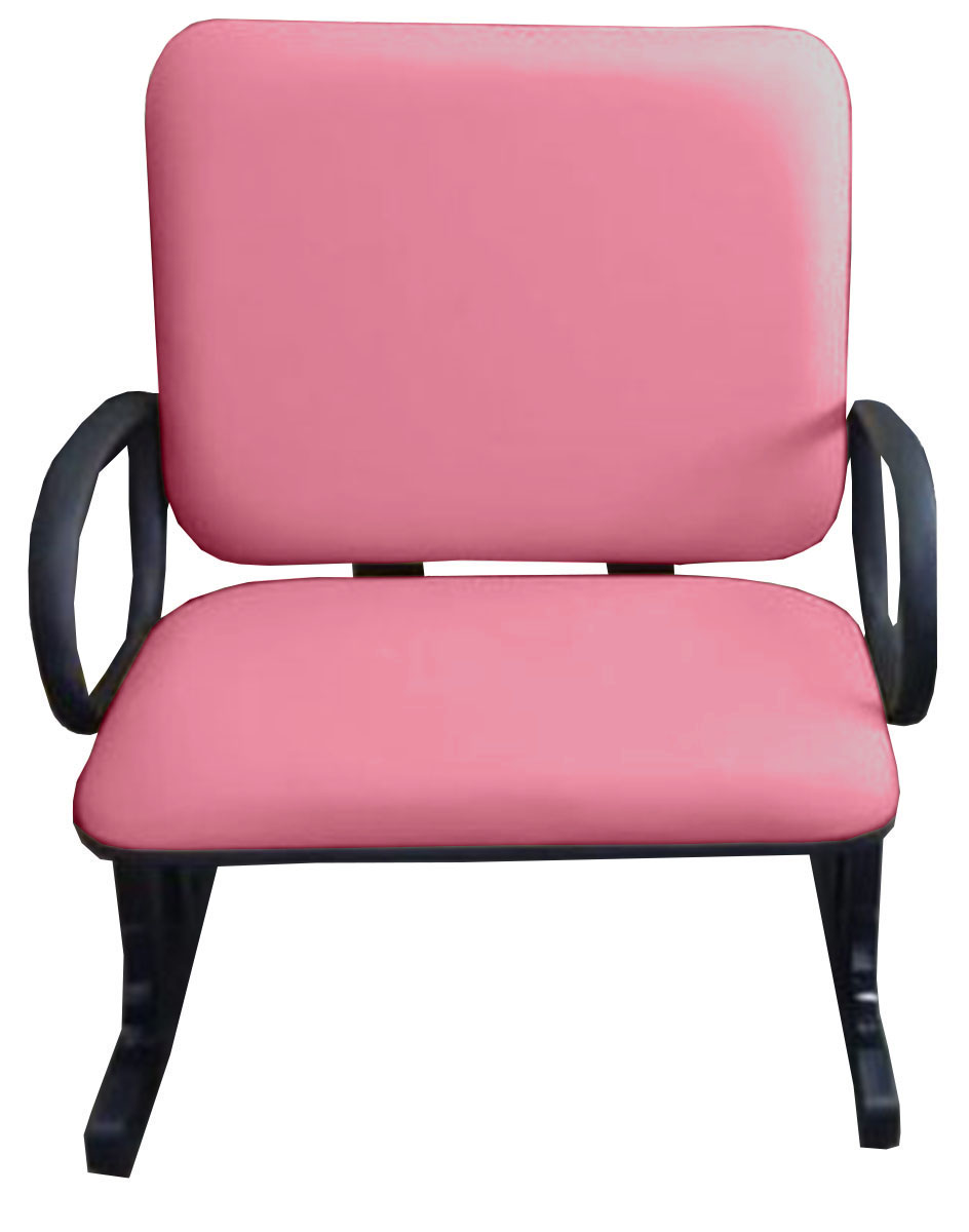 Cadeira de Escritório Linha Plus Size Suporta até 250kg Rosa