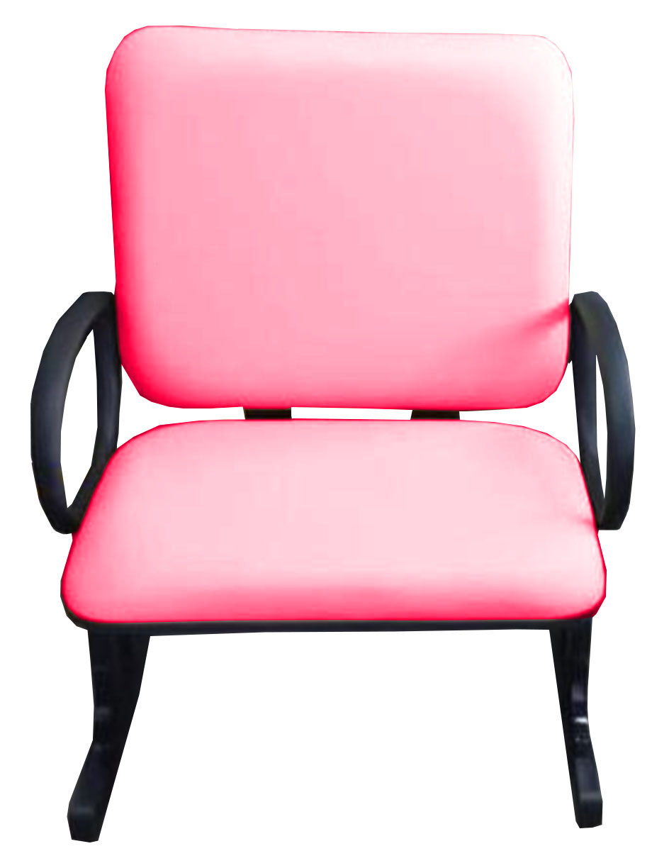 Cadeira de Escritório Linha Plus Size Suporta até 250kg Rosa