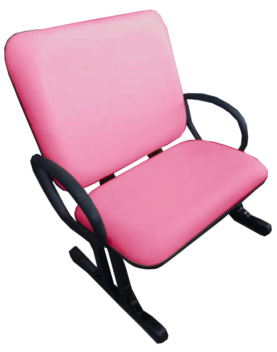 Cadeira de Escritório Linha Plus Size Suporta até 250kg Rosa