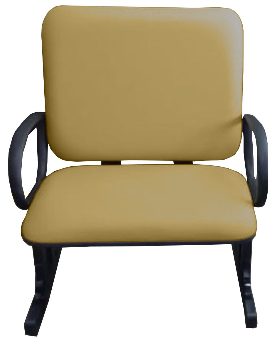 Cadeira de Escritório Linha Turim Suporta até 250kg Amarelo