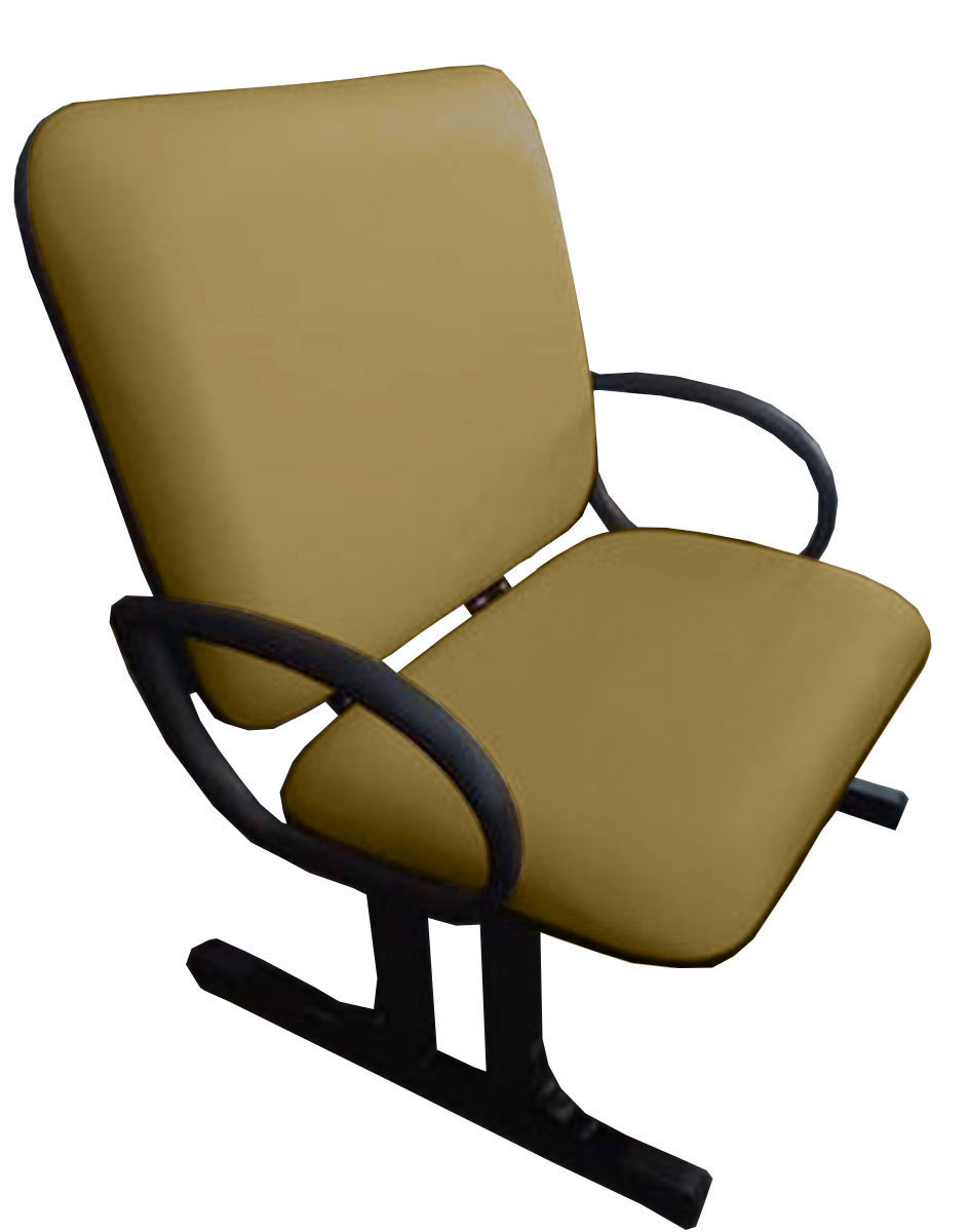 Cadeira de Escritório Linha Turim Suporta até 250kg Amarelo