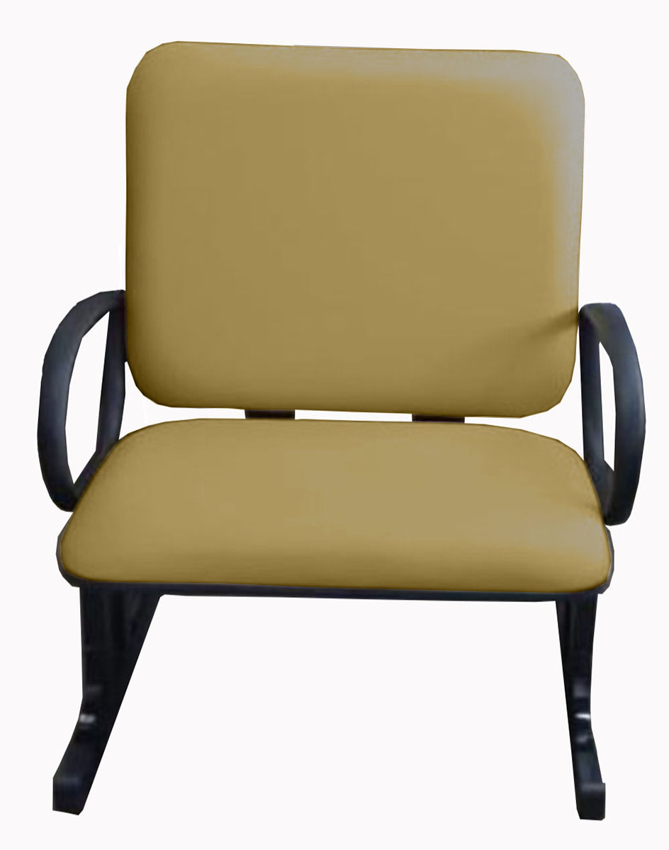 Cadeira de Escritório Linha Turim Suporta até 250kg Amarelo