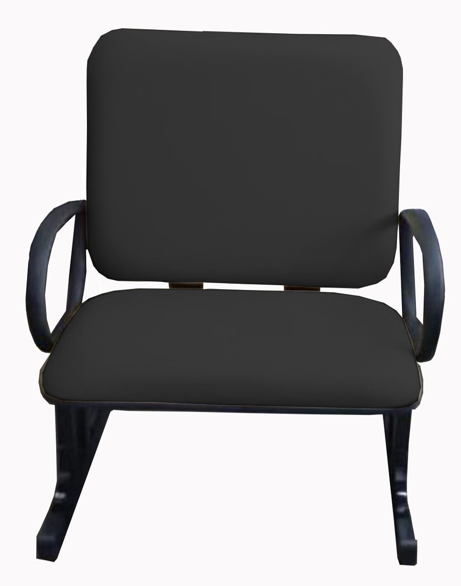 Cadeira de Escritório Linha Turim Suporta até 250kg Preto