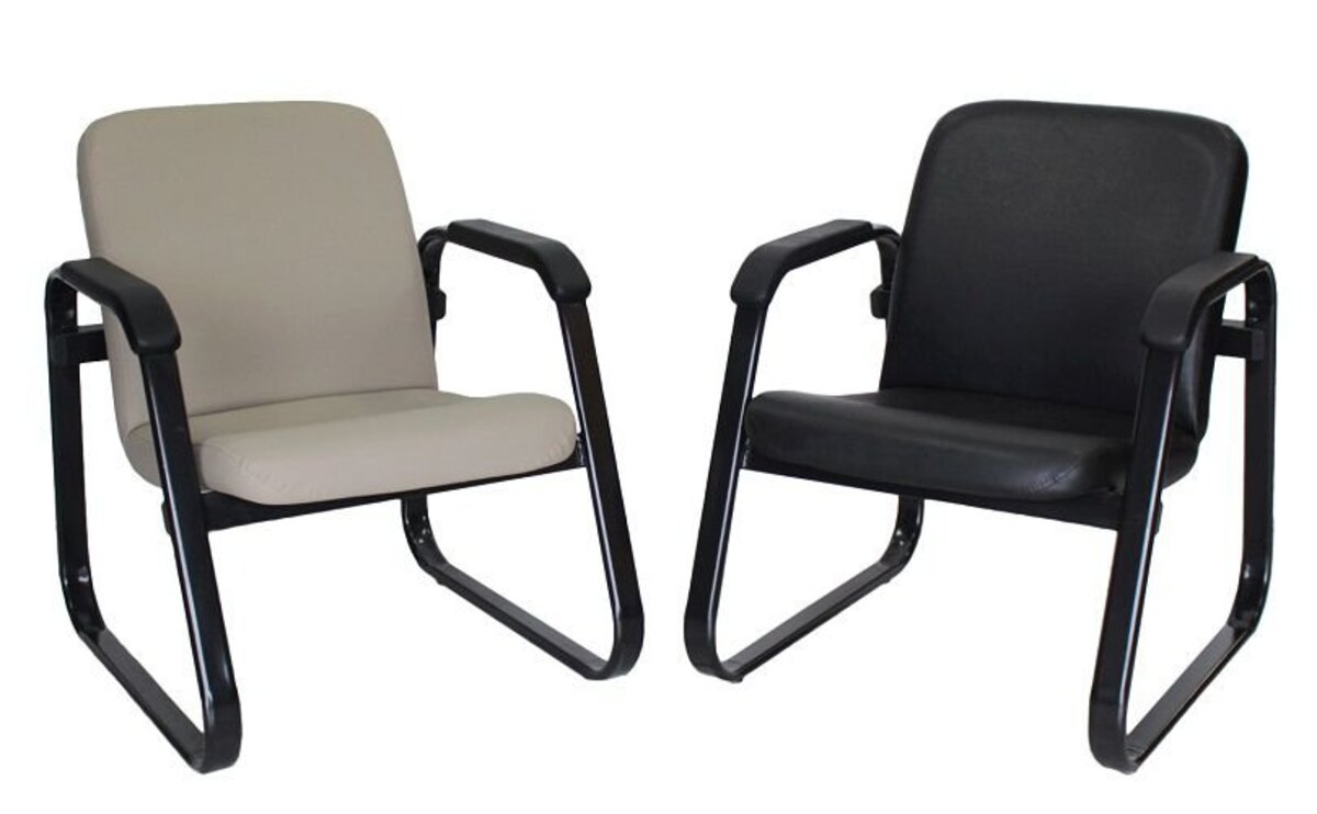 Conjunto De 02 Sofás Para Sala De Espera  Linha Ramsés Bege